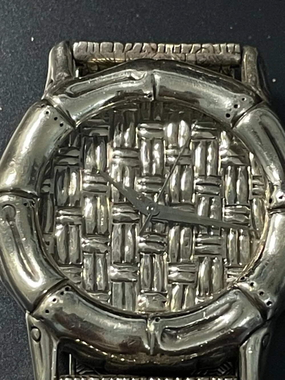 JOHN HARDY STERLING SILVER WATCH DEPLOYMENT CLASP